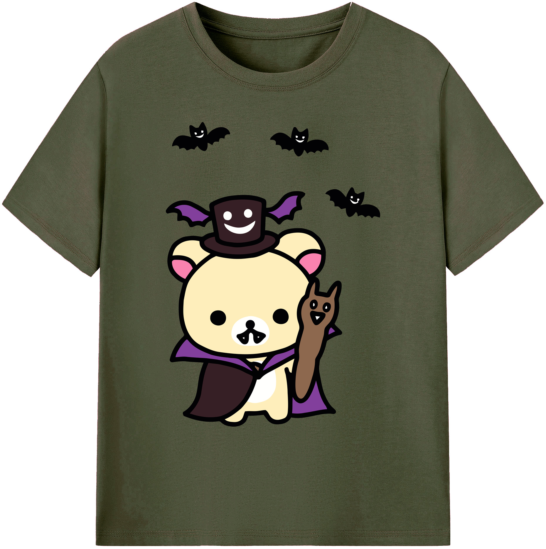 （画像用） リラックマ リラックマ キイロイトリ Rilakkuma Korilakkuma Kiiroitori 綿100％ メンズ半袖Tシャツ｜肌触りやわらか＆通気性